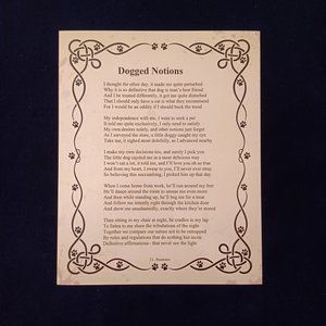 Dogged Notions By J. L. Baumann